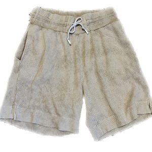 COTTON CITIZEN - Men’s Waffle Cream Sweatshorts Size Medium